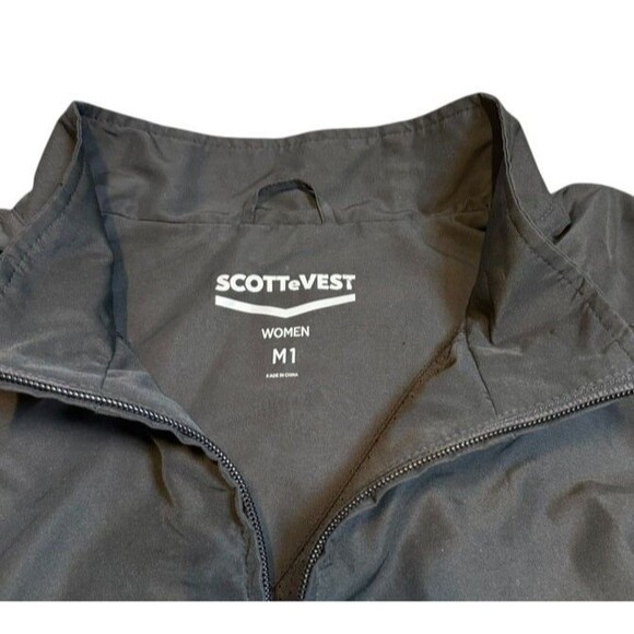 SCOTTeVEST Best Travel Vest Womens M1 Size XL RFID Blocking Black Vacation - Picture 2 of 11